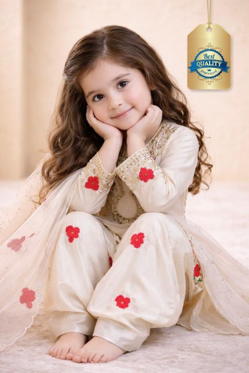 Premium Quality Ready To Wear OC 245 Crep Children clothing supplier in Kolkata - wholesale export